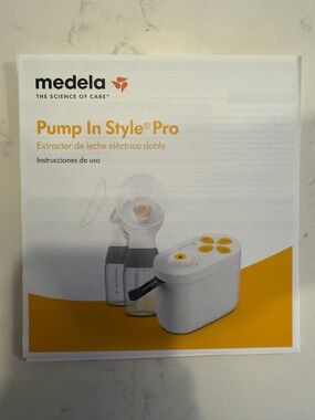 Medela Electric Breast Pump Box - Yellow & Gray